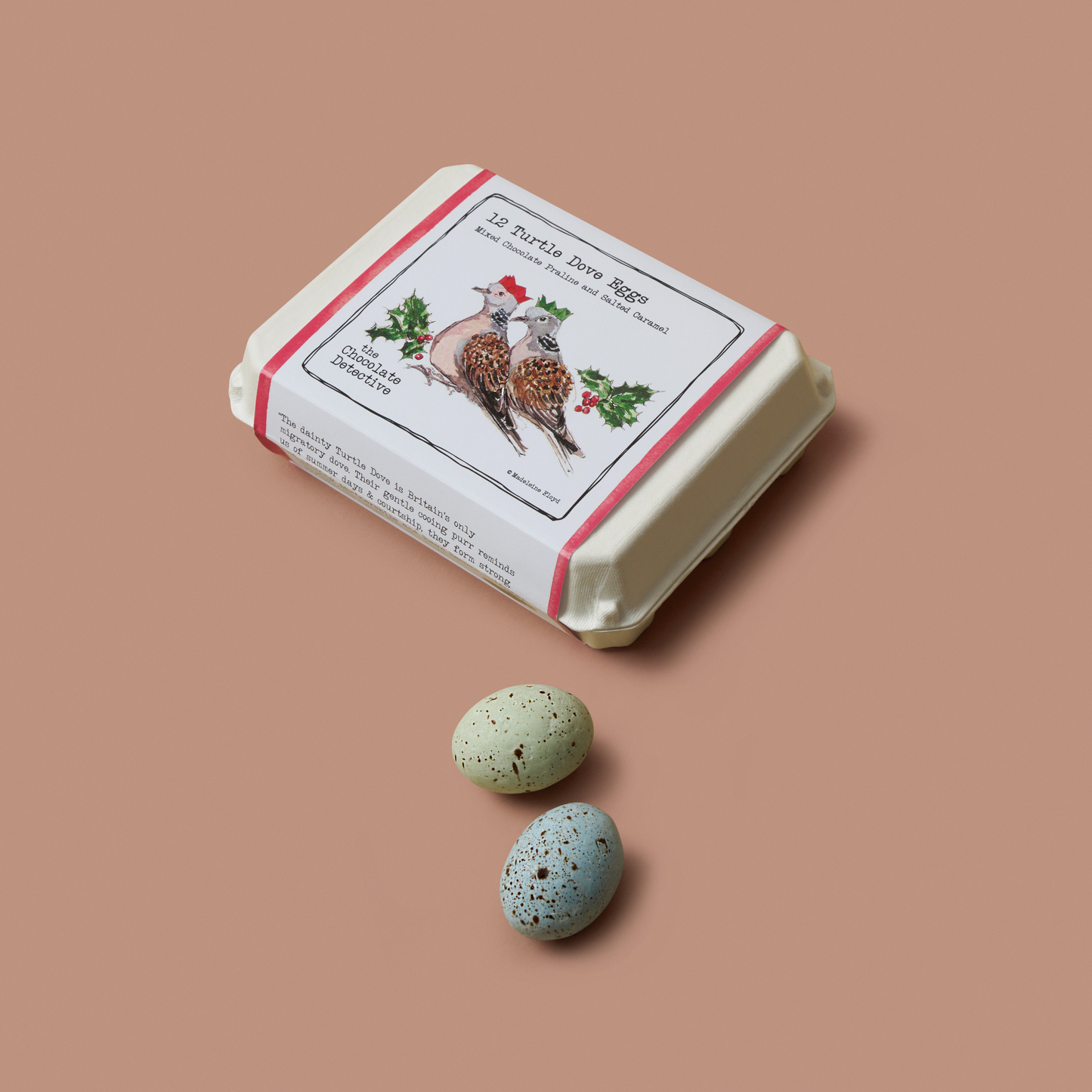 The Chocolate Detective Christmas Turtle Dove Eggs