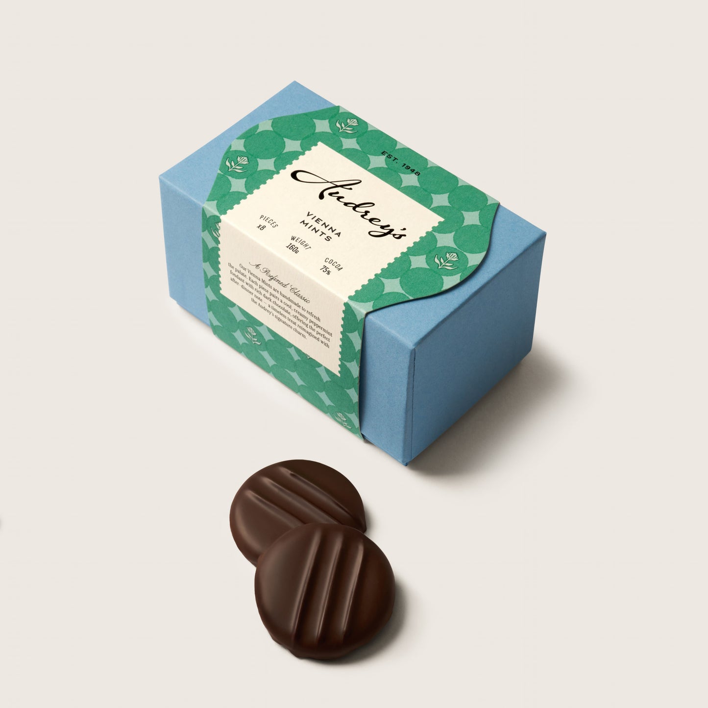 Dark 75% Vienna Mints (8pcs)