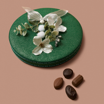 The Christmas Green Hat Box