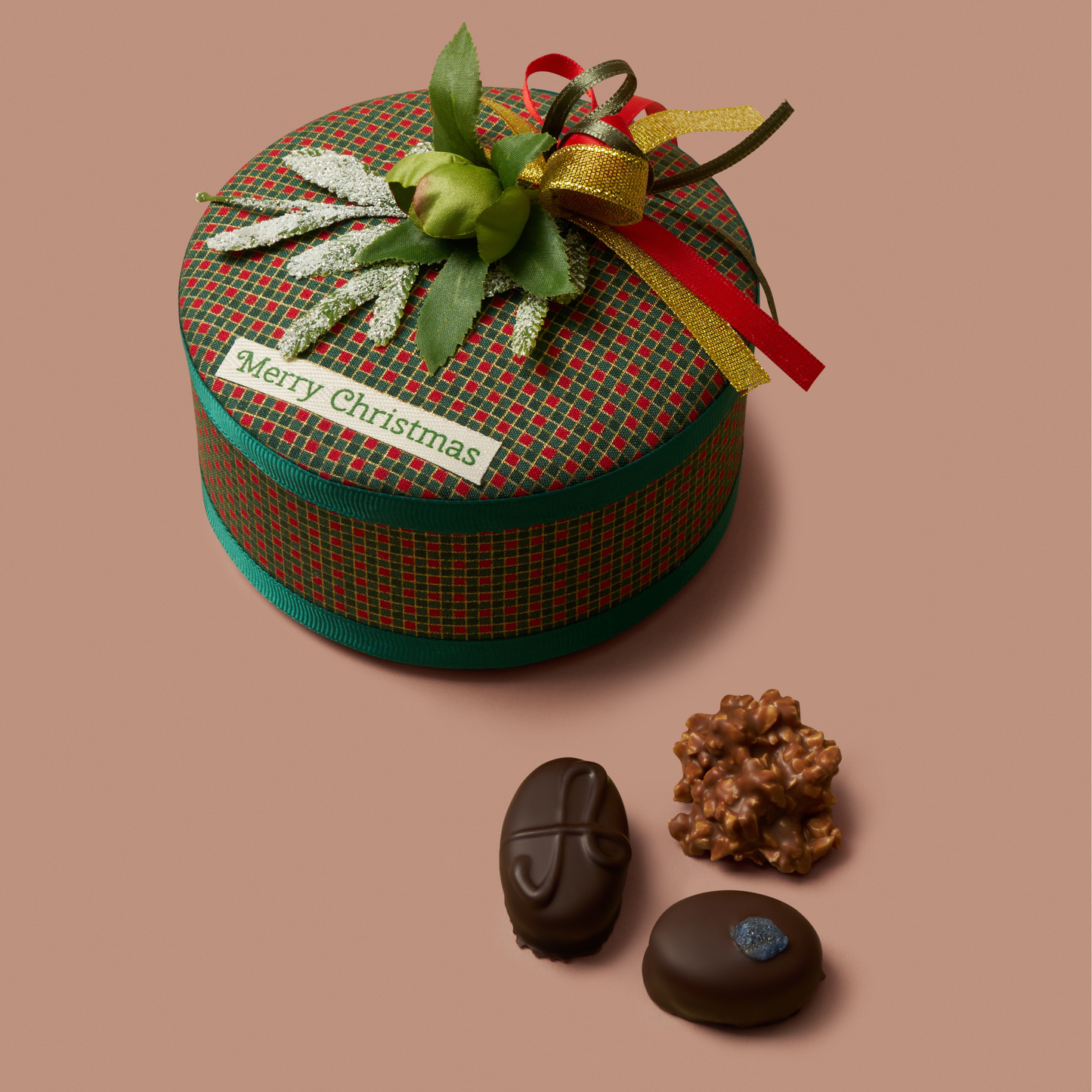 The Christmas Green Hat Box