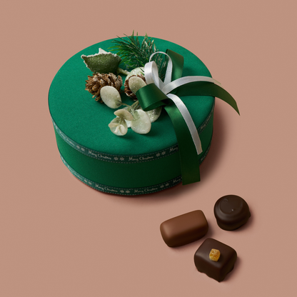 The Christmas Green Hat Box