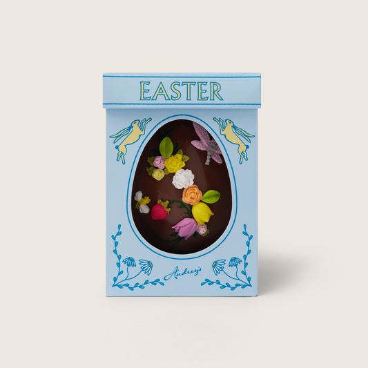 Milk English Spring Garden Hand-Decorated Egg