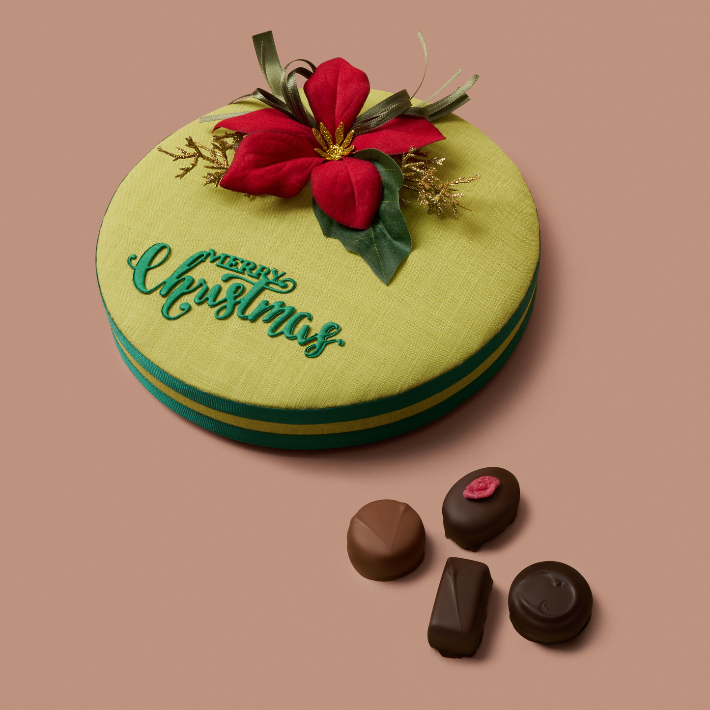 The Christmas Green Hat Box