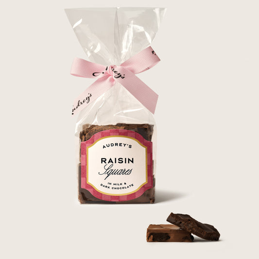 Milk & Dark Raisin Squares