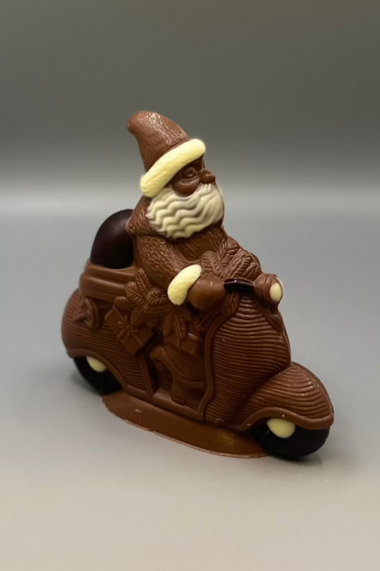 Santa on a Scooter