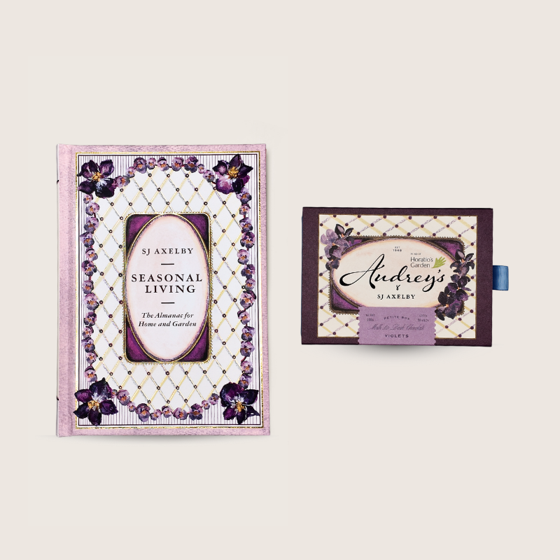 SJ Axelby Seasonal Living x Audrey's Violet Selection