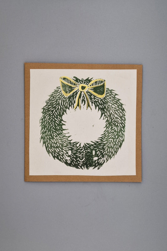 Handmade Emily Stevens Christmas Card Wreath